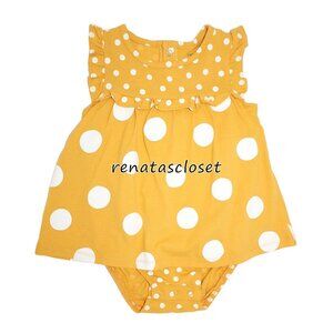 Carter's Baby Girls' Polka Dot Sunsuit NWT